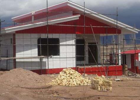 خانه باغ ساده